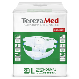 TerezaMed Medium Normal 30 шт подгузники для взрослых размер L Купить TerezaMed Medium Normal 30 шт подгузники для взрослых размер L