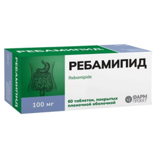 Ребамипид 100 мг 60 шт таблетки покрытые пленочной оболочкой Купить Ребамипид 100 мг 60 шт таблетки покрытые пленочной оболочкой