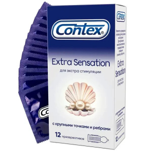 Contex Extra Sensation презервативы 12 шт. Купить Contex Extra Sensation презервативы 12 шт.