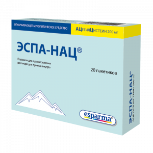 Эспа-Нац пор д/р-ра д/внутр 200мг пак 3г №20 Купить  Эспа-Нац пор д/р-ра д/внутр 200мг пак 3г №20