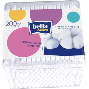 Bella Cotton ватные палочки банка №200 Купить Bella Cotton ватные палочки банка №200
