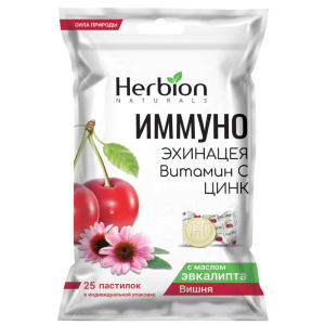 Иммуно Эхинацея пастилки №25 вит С цинк вишня Купить Иммуно Эхинацея пастилки №25 вит С цинк вишня