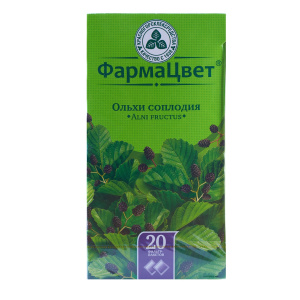 Ольха соплодия фильтр-пак 1,5г №20 Купить  Ольха соплодия фильтр-пак 1,5г №20