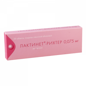Лактинет таблетки ппо 0,075мг №28 Купить  Лактинет таблетки ппо 0,075мг №28