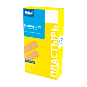 MedHelp Hemostatic 1,9 см х 7,2 см 20 шт пластырь бактер стерил кровоост с ион серебра Купить  MedHelp Hemostatic 1,9 см х 7,2 см 20 шт пластырь бактер стерил кровоост с ион серебра