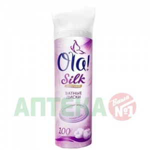 Ола Силк Сенс ватные диски №100 Купить Ола Силк Сенс ватные диски №100