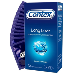 Contex Long Love презервативы продлевающие половой акт 12 шт. Купить Contex Long Love презервативы продлевающие половой акт 12 шт.