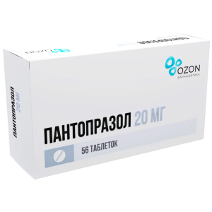 Пантопразол таб по кишечнораств 20мг №56 Купить Пантопразол таб по кишечнораств 20мг №56