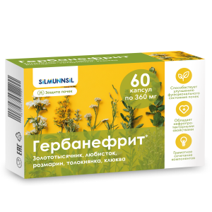 Гербанефрит 60 шт капсулы Купить Гербанефрит 60 шт капсулы