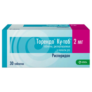Торендо Ку таб дисперг в полости рта 2мг №30 Купить Торендо Ку таб дисперг в полости рта 2мг №30