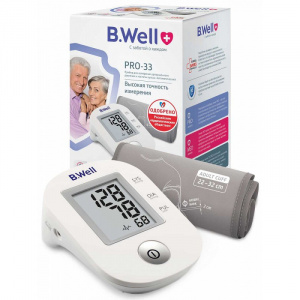 B.Well PRO-33 тонометр автомат р.M манжета Купить B.Well PRO-33 тонометр автомат р.M манжета
