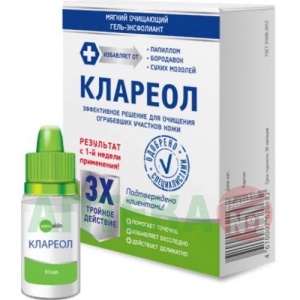 Клареол гель-эксфолиант мягкий очищающий 10 мл Купить  Клареол гель-эксфолиант мягкий очищающий 10 мл