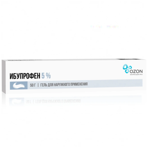 Ибупрофен гель для наружного применения 5% туб 50г Купить Ибупрофен гель для наружного применения 5% туб 50г