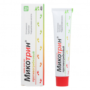 Микотрин крем для ног, 40г Купить  Микотрин крем для ног, 40г