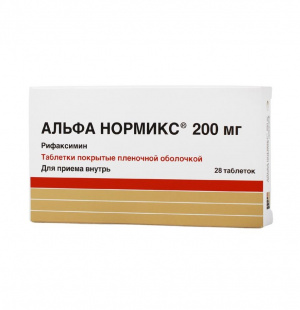 Альфа Нормикс таб ппо 200мг №28 Купить  Альфа Нормикс таб ппо 200мг №28