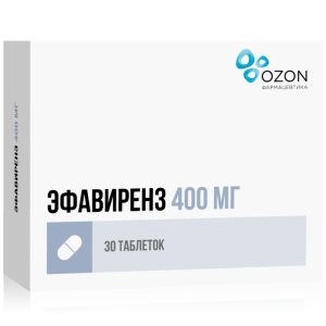 Эфавиренз таблеткит покрытые пленочной оболочкой 400мг №30 Купить Эфавиренз таблеткит покрытые пленочной оболочкой 400мг №30