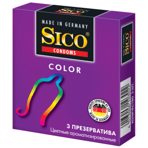 Sico Color презервативы разноцветные 3 шт. Купить Sico Color презервативы разноцветные 3 шт.