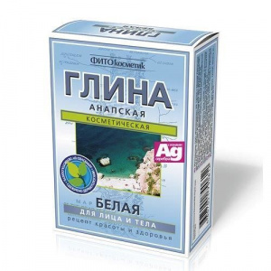 Глина Анапская  порошок 100г белая Купить  Глина Анапская  порошок 100г белая