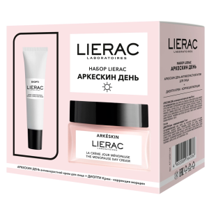 Lierac Arkeskin набор крем дневной для лица антивозрастной 50 мл + крем-коррекция морщин 15 мл Купить Lierac Arkeskin набор крем дневной для лица антивозрастной 50 мл + крем-коррекция морщин 15 мл