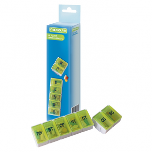 Таблетница пилюля  на 7 дней трансформер Купить  Таблетница пилюля  на 7 дней трансформер