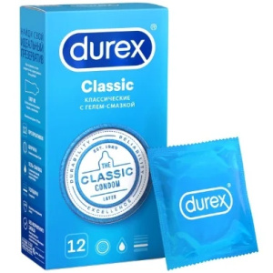 Durex Classic презервативы классические 12 шт. Купить Durex Classic презервативы классические 12 шт.