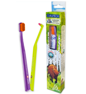 Курапрокс набор з/щеток Арт.CS5460/CS1006 №2 европейский зубр Купить  Курапрокс набор з/щеток Арт.CS5460/CS1006 №2 европейский зубр