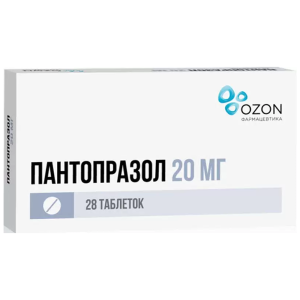Пантопразол таб по кишечнораств 20мг №28 Купить Пантопразол таб по кишечнораств 20мг №28