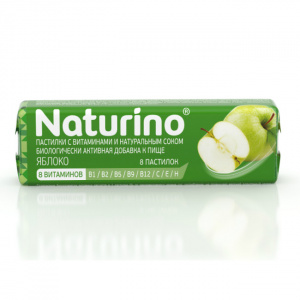 Naturino пастилки №8 вит и сок яблока Купить  Naturino пастилки №8 вит и сок яблока