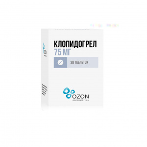Клопидогрел таб ппо 75мг №28 Купить  Клопидогрел таб ппо 75мг №28