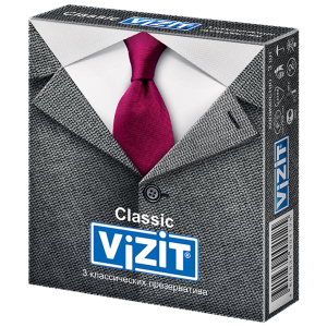 VIZIT Classic презервативы классические 3 шт. Купить VIZIT Classic презервативы классические 3 шт.