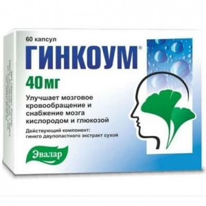 Гинкоум капсулы 40мг №60 Купить  Гинкоум капсулы 40мг №60