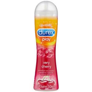 Durex Play Cherry гель-смазка/лубрикант 50мл вишня Купить Durex Play Cherry гель-смазка/лубрикант 50мл вишня
