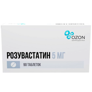 Розувастатин таб ппо 5мг №90 Купить Розувастатин таб ппо 5мг №90