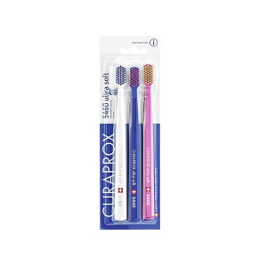 Curaproxs Ультрасофт з/щетка Арт.CS5460/3 №3 белая синяя розовая Купить Curaproxs Ультрасофт з/щетка Арт.CS5460/3 №3 белая синяя розовая