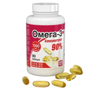 Омега-3 Концентрат 90% капс №90 Купить  Омега-3 Концентрат 90% капс №90