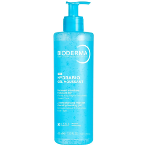 Bioderma Hydrabio 400 мл гель очищающий и увлажняющий для лица и глаз Купить Bioderma Hydrabio 400 мл гель очищающий и увлажняющий для лица и глаз