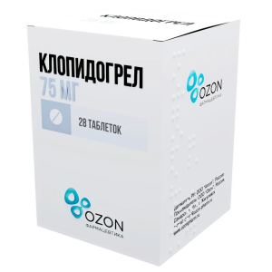 Клопидогрел таб ппо 75мг №28 Купить  Клопидогрел таб ппо 75мг №28