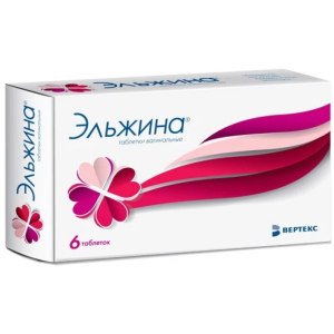 Эльжина 6 шт таблетки вагинальные Купить  Эльжина 6 шт таблетки вагинальные