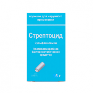 Стрептоцид порошок банка 5г Купить Стрептоцид порошок банка 5г