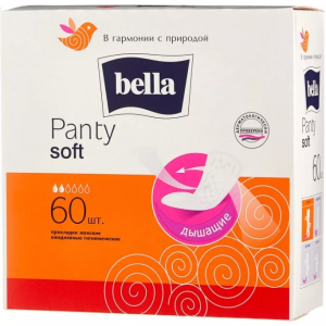 Bella Panty soft прокладки ежедневные №60 Купить Bella Panty soft прокладки ежедневные №60