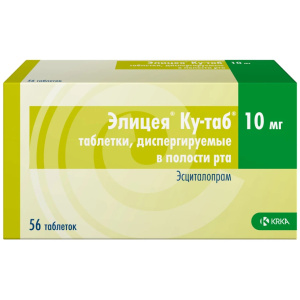 Элицея Ку-таб таб дисперг в полости рта 10мг №56 Купить Элицея Ку-таб таб дисперг в полости рта 10мг №56