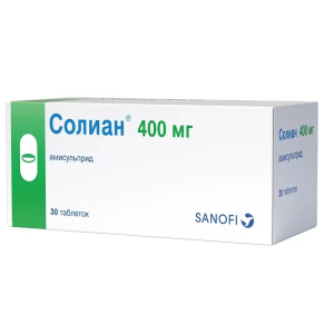 Солиан таб ппо 400мг №30 Купить  Солиан таб ппо 400мг №30