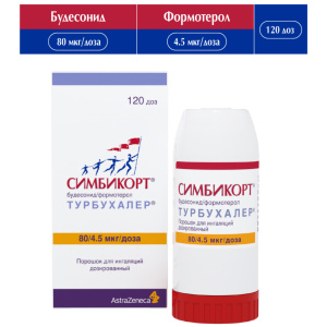 Симбикорт Турбухалер пор д/инг доз 80мкг+4,5мкг 120ДОЗ Купить Симбикорт Турбухалер пор д/инг доз 80мкг+4,5мкг 120ДОЗ