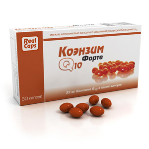 Коэнзим Q10 Форте капс 33мг №30 реалкапс Купить  Коэнзим Q10 Форте капс 33мг №30 реалкапс