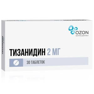 Тизанидин таблетки 2мг №30 Купить  Тизанидин таблетки 2мг №30