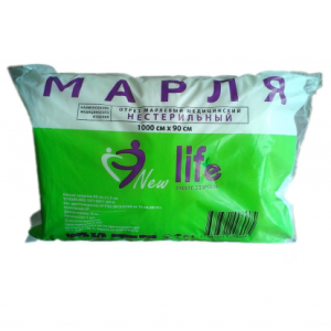 Марля мед New Life 10мX90см плотн (25-27г/м2) Купить  Марля мед New Life 10мX90см плотн (25-27г/м2)