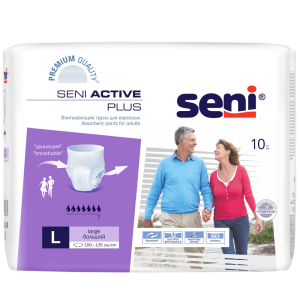 Seni Active Plus Large 10 шт трусы впитывающие для взрослых Купить Seni Active Plus Large 10 шт трусы впитывающие для взрослых