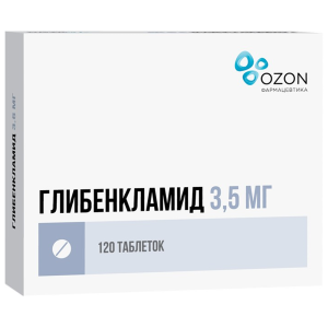 Глибенкламид таблетки 3,5мг №120 Купить Глибенкламид таблетки 3,5мг №120