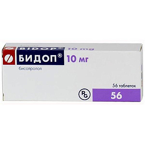 Бидоп таб 10мг №56 Купить  Бидоп таб 10мг №56