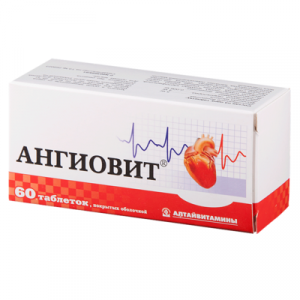 Ангиовит таблетки по №60 Купить  Ангиовит таблетки по №60